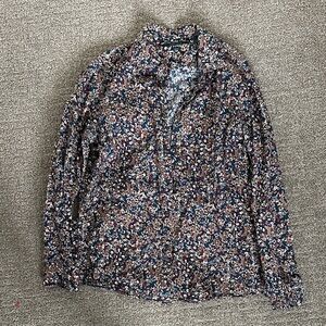 Perry Ellis Multicolor Floral Men's Shirt